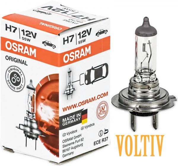 لامپ پرشیایی وات استاندارد اسرام H7 12V 55W